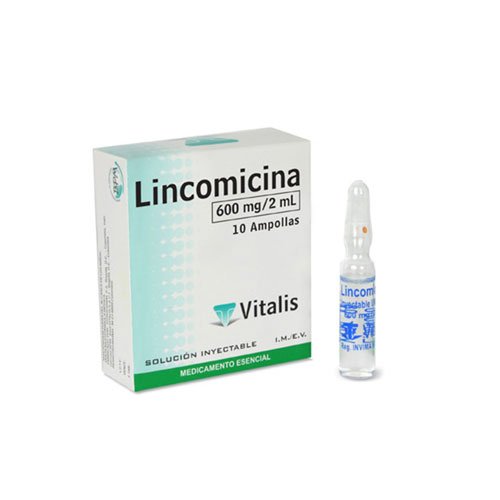 Lincomicina 600mg 2ml 10 ampollas — Vitalis