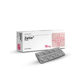 Zetia ezetimiba 10mg 30 tabletas — Merck Sharp & Dohme