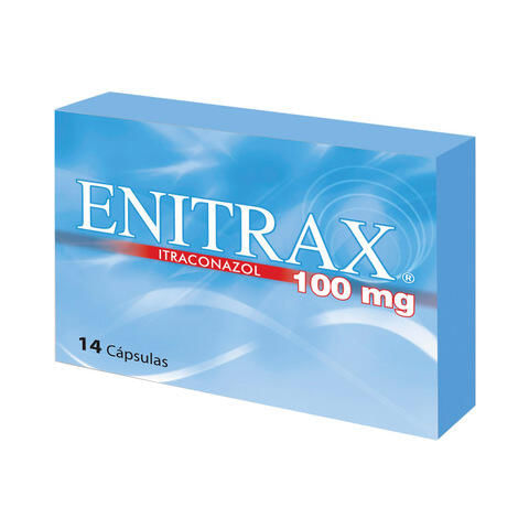 Enitrax Itraconazol 100 mg x 14 Cápsulas - Procaps