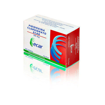 Piridoxina Clorhidrato 50mg 100 tabletas — Ecar