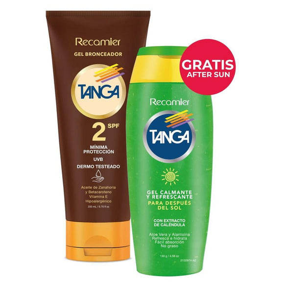 Bronceador Tanga Gel FPS2 200ml + After Cool 130ml — Tanga