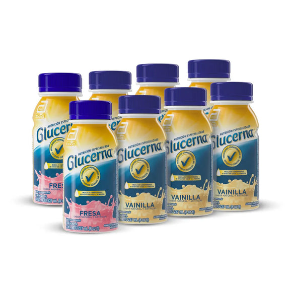 6 GLUCERNA LIQUIDA VAINILLA 237 ML GRATIS 2 GLUCERNA FRESA PAGUE 6 LLEVE 8