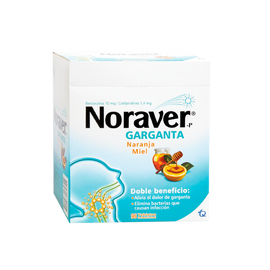 Noraver Garganta naranja miel 96 tabletas — Tecnoquímicas