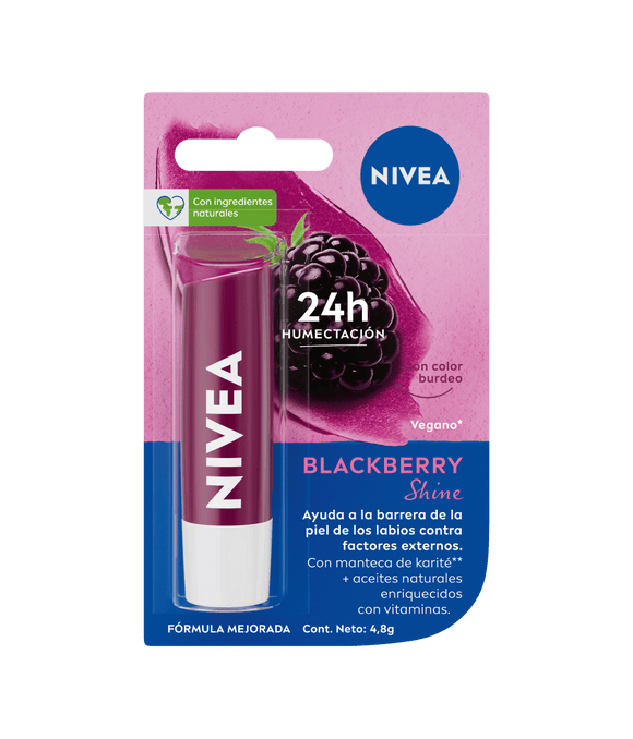 Nivea Lip Care Blackberry Mora protector labial — Beiersdorf