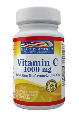 VITAMINA C 1000 MG 100 CAPSULAS HEALTHY AMERICA