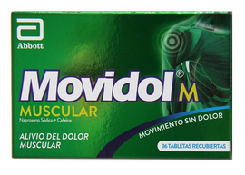 (F) MOVIDOL M MUSCULAR 220 MG 36 TABLETAS - (EXH) - 2 UNIDADES