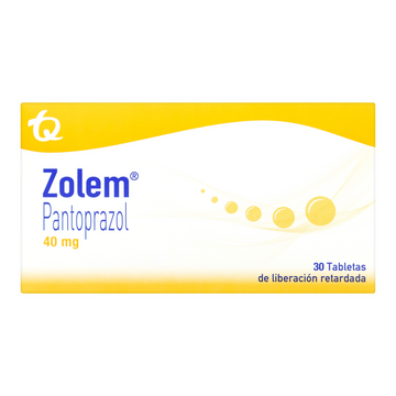 Zolem Pantoprazol 40mg 30 tabletas — Tecnoquímicas