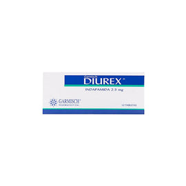 Diurex 2.5mg indapamida 10 tabletas — Megalabs