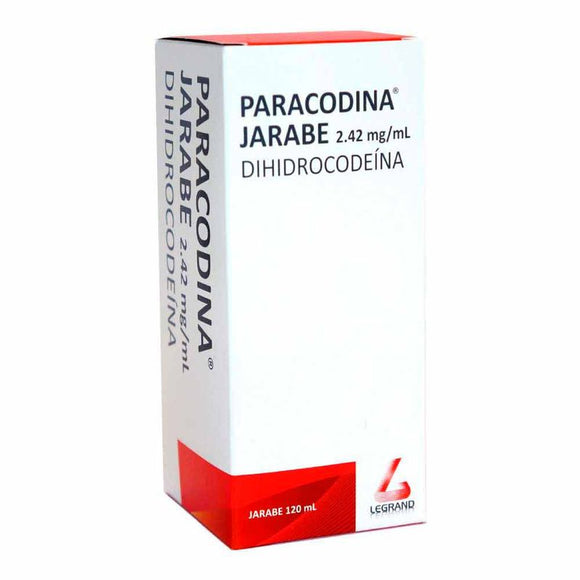 Paracodina dihidrocodeína jarabe frasco 120 mL — Legrand
