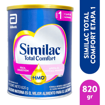 Similac 1 TOTAL COMFORT HMO 820 GR - (EXH) - Uno A Droguerias