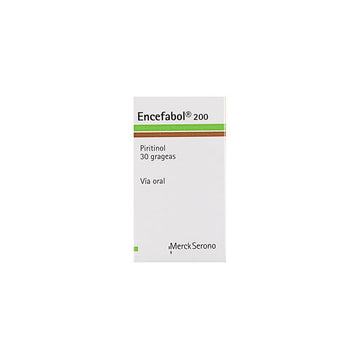 Encefabol piritinol 200mg 30 tabletas recubiertas — Merck