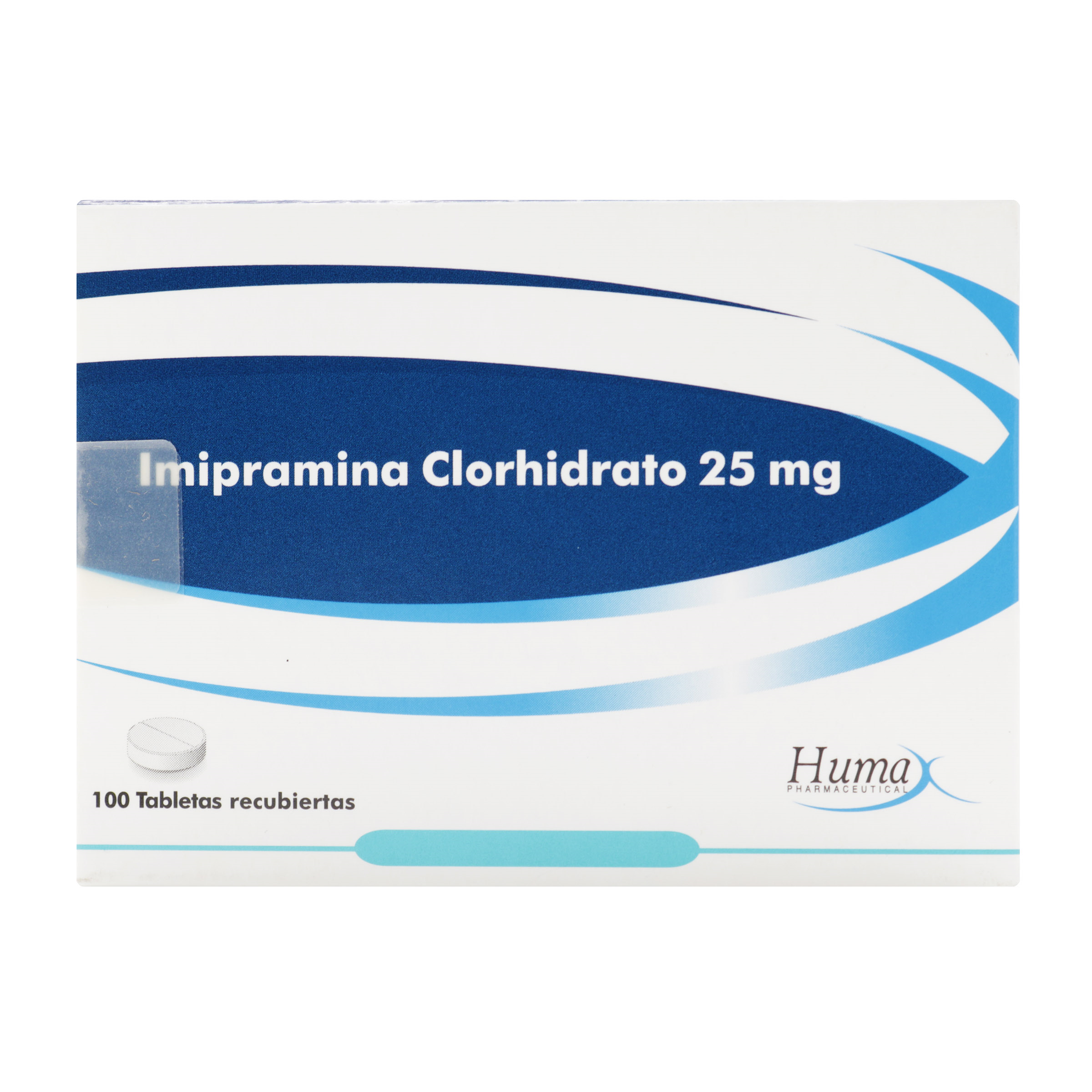 IMIPRAMINA 25 MG 100 TABLETAS HP