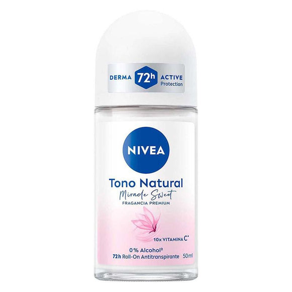 Desodorante Nivea Roll-on Natural Miracle Sweet 50 ml — Beiersdorf