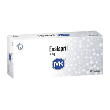 Enalapril 5 mg 50 tabletas — MK Tecnoquímicas