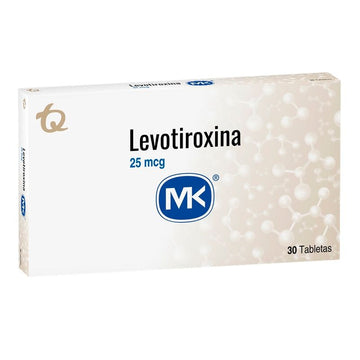 Levotiroxina 25 mcg 30 tabletas — MK Tecnoquímicas