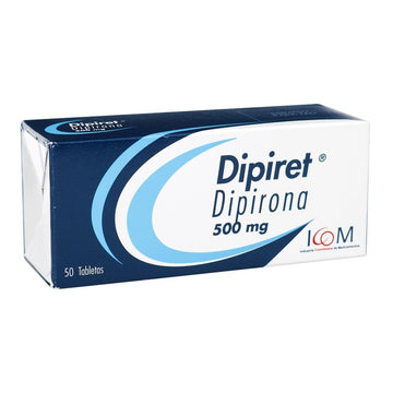 Dipiret dipirona 500 mg 50 tabletas — ICOM