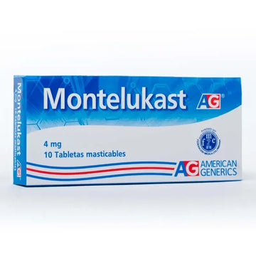Montelukast 4 mg 10 tabletas — American Generics