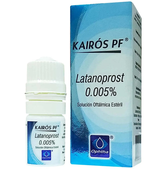 Kairos PF Latanoprost 0.005% Solución Oftálmica Frasco 5 ml — Especialidades Oftalmológicas