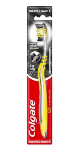 Cepillo Colgate Zig Zag Suave Carbón