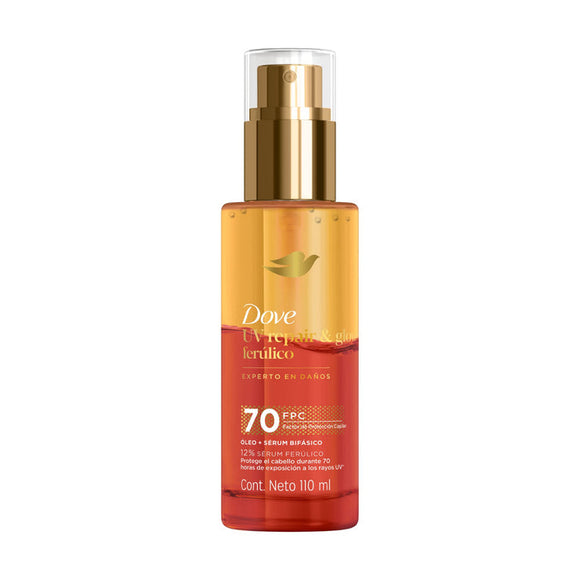 Sérum Óleo Bifásico Dove UV Repair & Glow + Ferúlico 110 ml