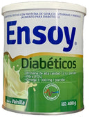 Ensoy Diabéticos Vainilla 400 g - Complemento nutricional en polvo de bajo índice glucémico para diabéticos