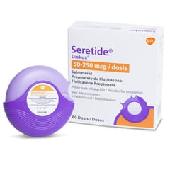 Seretide Diskus 50/250 mcg Inhalador x 60 Dosis