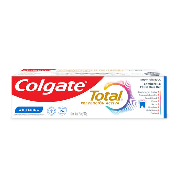 Crema Dental Colgate Total Whitening 75ml — Colgate Palmolive