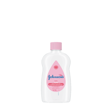 Aceite Johnson's Baby Original 50 ml - Botella transparente con etiqueta rosada
