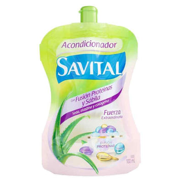 Acondicionador Savital Fusión Proteínas y Sábila Doypack 100 mL