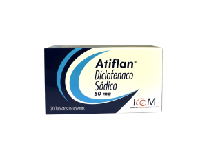 Atiflan 50 mg diclofenaco 20 tabletas — Icom
