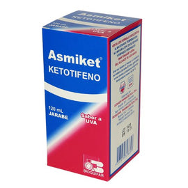 Asmiket Ketotifeno Jarabe 120 ml — Bioquifar Pharmaceutica
