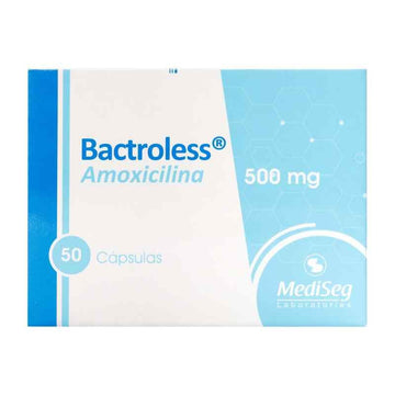 Bactroless (Amoxicilina) 500 mg 50 Cápsulas Icom