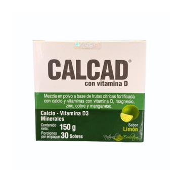 Calcad Calcio Efervescente 5 gr x 30 Sobres - Icom
