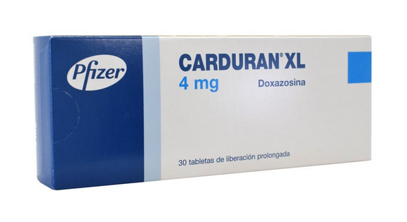 CARDURAN XL 4 MG 30 TABLETAS (A)