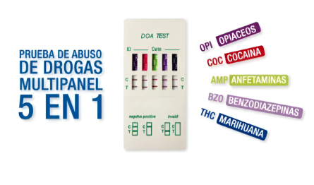 PRUEBA MULTIDROGAS EN ORINA 5 EN 1 (OMEPS)