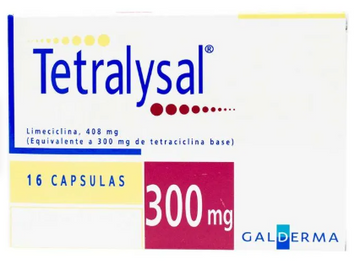 TETRALYSAL 300 MG 16 CAPSULAS