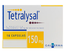 TETRALYSAL 150 MG 16 CAPSULAS