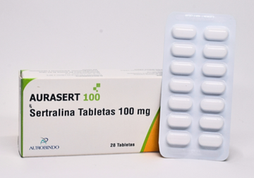 (F) AURASERT 100 MG (SERTRALINA) 28 TABLETAS - 14 UNIDADES