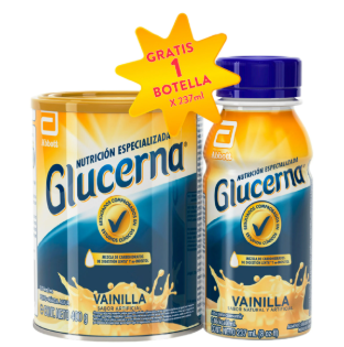 GLUCERNA VAINILLA 400 GR GTS GLUCERNA VAINILLA 237 ML