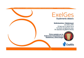 EXELGES MULTIVITAMINICO 30 UDS