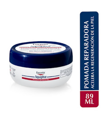 Eucerin Aquaphor Crema Reparadora Pote 89 g - pomada regeneradora para piel seca y agrietada