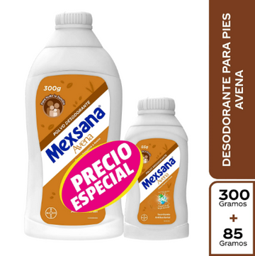 TALCO MEXSANA AVENA 300GR+TALCO 85 GR