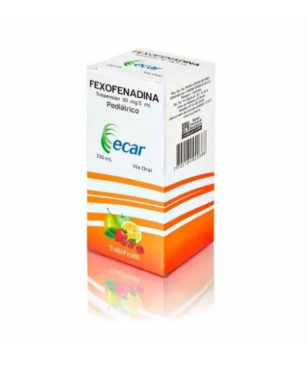 FEXOFENADINA JARABE 30 MG 150 ML ECAR
