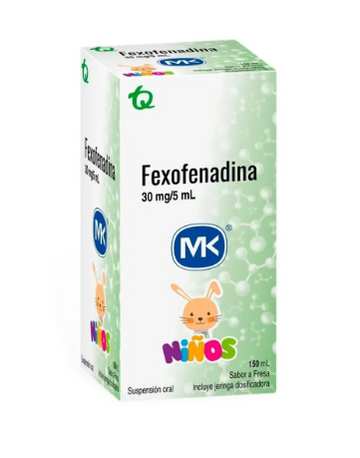 Fexofenadina Susp 30 mg 150 ml mk