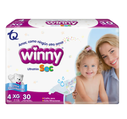 PA‹AL WINNY ULTRATRIM SEC ETAPA 4 30 UNIDADES - Uno A Droguerias