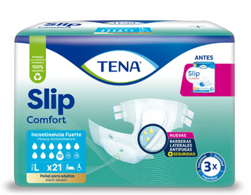 PA„AL TENA COMFORT (CLASICO) TALLA L 21 UNIDADES - Uno A Droguerias