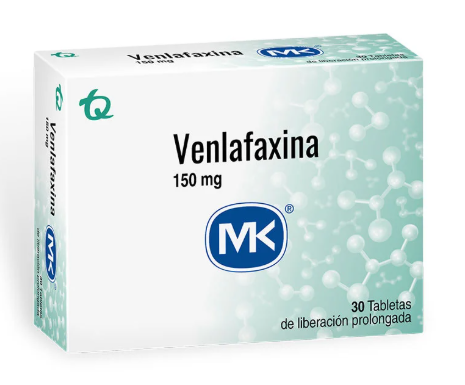 VENLAFAXINA 150 MG 30 TABLETAS MK - Uno A Droguerias
