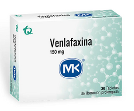 VENLAFAXINA 150 MG 30 TABLETAS MK - Uno A Droguerias