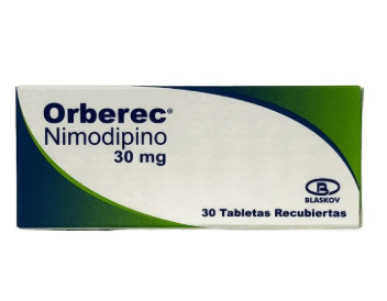 ORBEREC 30 MG (NIMODIPINO) 30 TABLETAS - Uno A Droguerias