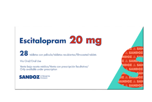 ESCITALOPRAM 20 MG 28 TBS SZ - Uno A Droguerias